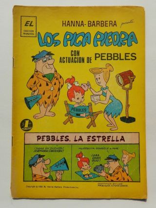 Vintage Rare Hanna - Barbera The Flintstones 7 Mexican Tv Cartoon Comic 60 