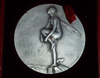 Rare Feriam Sidera (air Ministry) Silver Medal By Dammann Read Details