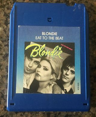 Blondie Eat To The Beat 8ce1225 Crc 8 Track Tape Rare