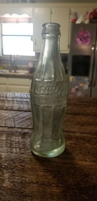 Antique Bottle Chattanooga Tennessee Bottle 1915 Coke Hobbleskirt