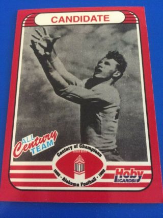 Don Hutson Century Of Champions Alabama Football Card - Rare
