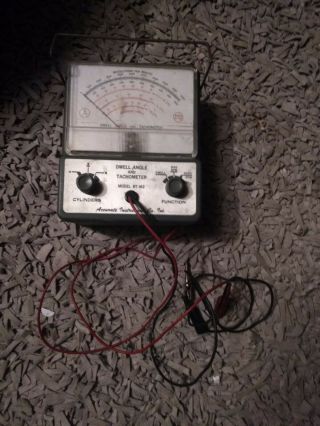 Vintage Dwell Angle And Tachometer Bt - 162 1971 Accurate Instrument Co