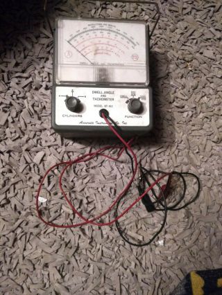 Vintage Dwell Angle And Tachometer BT - 162 1971 Accurate Instrument Co 2