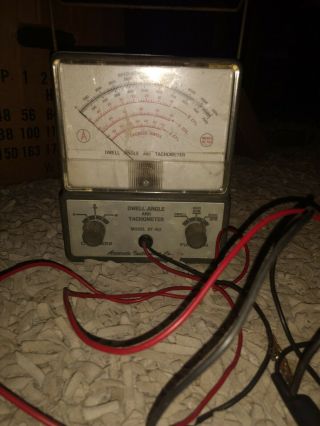 Vintage Dwell Angle And Tachometer BT - 162 1971 Accurate Instrument Co 3