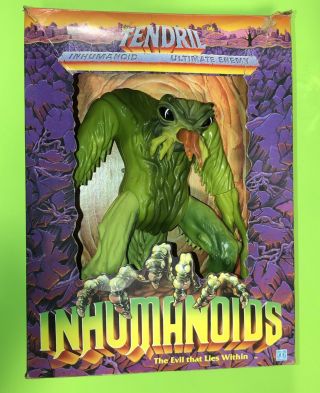 Vintage Inhumanoids Tendril Action Figure By Hasbro 1986 Complete Cib