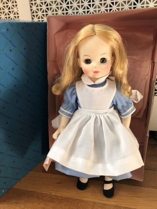 Vintage Madame Alexander Alice Doll With Box