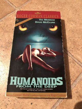 Humanoids From The Deep Vhs Rare Oop Htf Sci Fi