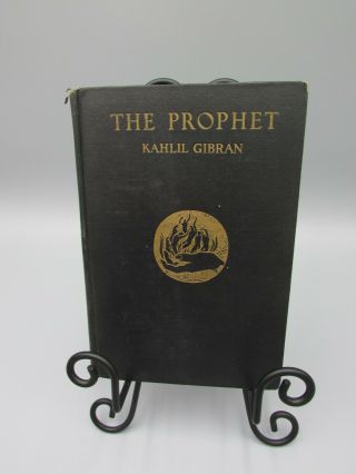 Rare 1928 The Prophet Kahlil Gibran 1st Edition 17th Printing Signed Book Bk1091