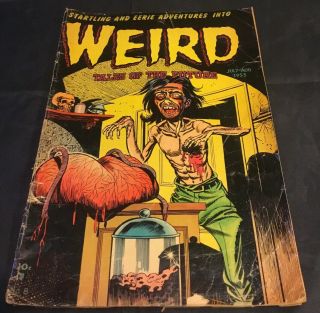 Weird Tales Of The Future 8 1953 Aragon Magazines Rare Fair To