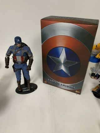 Hot Toys Mms156 Captain America The First Avenger Chris Evans 1/6 Figure Mib Usa