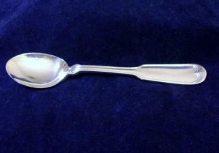 Reed & Barton Fiddle Oval Soup Place Spoons 6 5/8 " Silverplate 1979