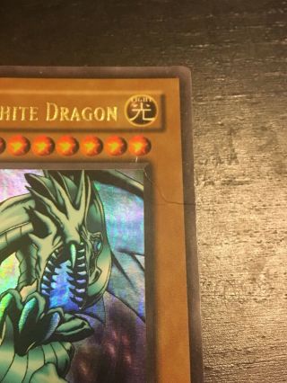 Yugioh LOB - 001 1st Edition Blue Eyes White Dragon Ultra Rare Card Great Gift 3
