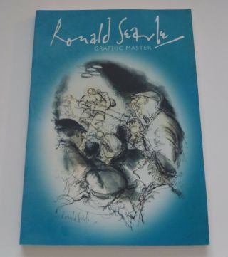 Rare Ronald Searle Graphic Master Art Book By Cartoon Museum