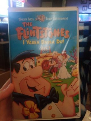 The Flintstones I Yabba Dabba Do Vhs,  1998 Warner Bros.  Clamshell,  Rare