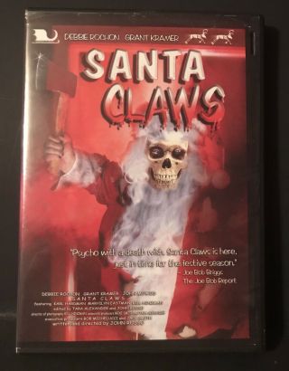 Santa Claws (dvd,  2006) - Debbie Rochon (fangoria) - Rare Horror - John Russo