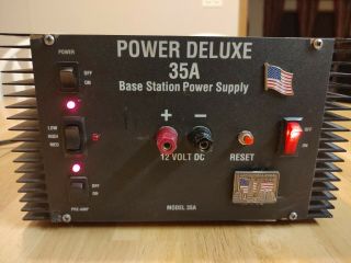 Rare Palomar 500 Power Deluxe 35A base station power supply linear amplifier amp 2