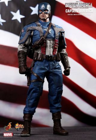 Hot Toys Captain America The First Avenger 1/6 Scale Figure Mms 156