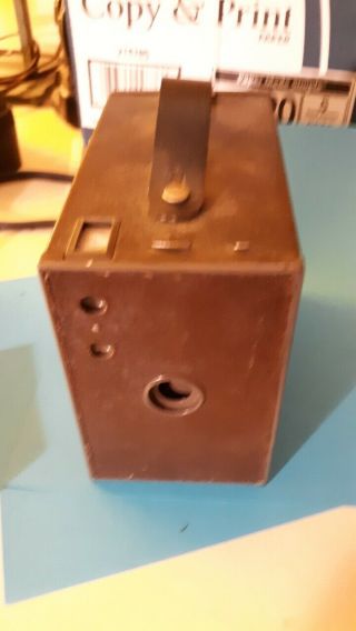 Eastman Kodak No 2a Model B Brownie Antique Box Camera Last Patent Date 1909