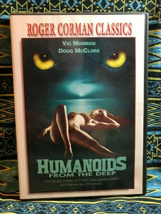Humanoids From The Deep Rare Oop Dvd Horror No Slipcover Creature Roger Corman