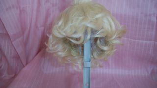 Blonde Mohair Wig Size 12/13 Very