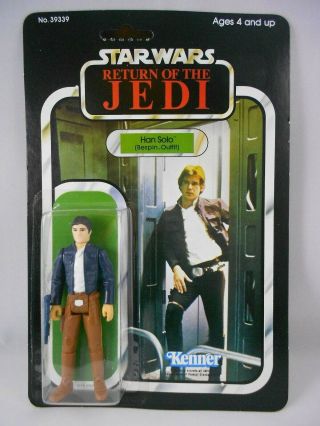Vintage Star Wars Rotj 1983 Han Solo " Bespin " Minmp - Kenner