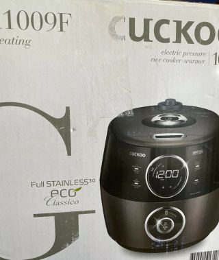 Cuckoo Crp - Ghsr1009f Smart Ih 10 Cup Electric Rice Cooker So Rare