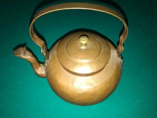 Antique Copper Tea Kettle,  Teapot