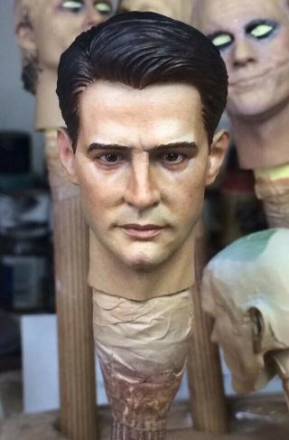 1/6 Scale Twin Peaks Dale Cooper Custom Head,  Hands And Coffee Mug