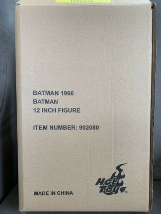 Batman 1966 Adam West Hot Toys Mms218 1/6 Batman