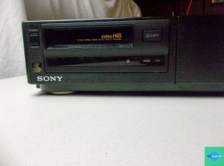 Sony EV - S2000 8mm Hi8 Stereo HiFi Editing VCR Rare - 2