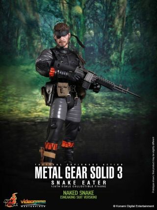Hot Toys Vgm15 Metal Gear Solid 3 Naked Snake (sneaking Suit Version) 1/6 Figure
