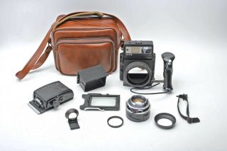 Graflex Xl Ks - 98b Military Camera,  Zeiss 80mm F2.  8 Planar,  Backs,  Set,  Rare