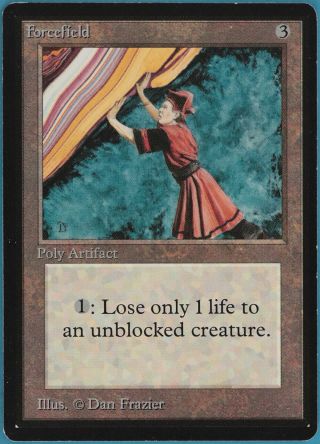 Forcefield Beta Pld - Sp Artifact Rare Magic Gathering Card (id 96578) Abugames