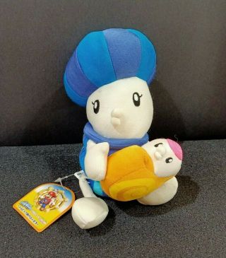 Rare Mario Sunshine Noki Female Blue Plush Doll Toy Japan Nintendo Tag