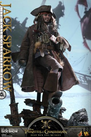 Hot Toys Jack Sparrow Pirates Of The Caribbean Dx15 1/6 12 " Usa