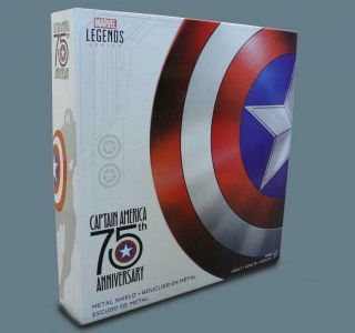 Hasbro Marvel Legends Captain America 75th Anniversary 1:1 Metal Shield