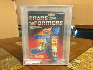 Transformers Hasbro G1 Seaspray 1985 Afa 80 Very Rare