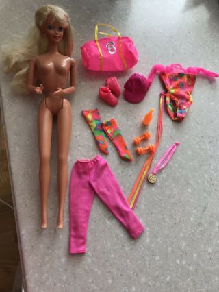 Vintage Gymnast Barbie 1980’s