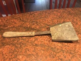 Antique Copper Hand Hammered Ash / Coal Stove Shovel