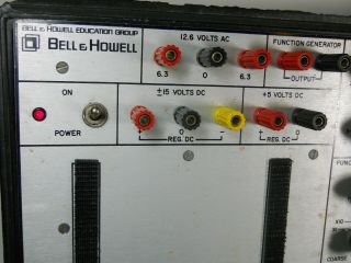 Rare Bell & Howell Education Group Adjustable Power Supply & Function Generator 3