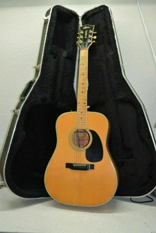 Aria Pro Ii Pw - 45 Acoustic Electric Guitar Maple Rare Gibson Made In Japan