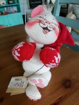 Vintage 1990 Christmas Mouse Annalee With Tags