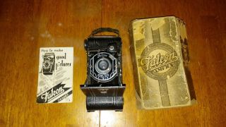 Falcon Vintage Antique Foldup Camera Model Four,  Utility Mfg Co.  York