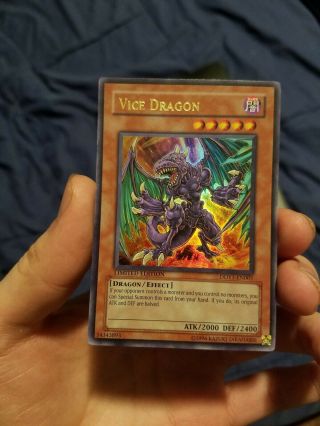 Yugioh Vice Dragon Ultra Rare Prize Card DDY1 - EN001 Near 2