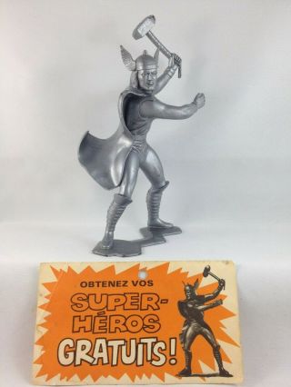 1967 marx marvel superheroes thor action figures mail away kool aid premium 3