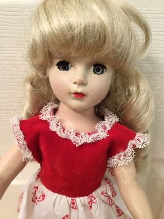 14” Hard Plastic Walker Doll 1950’s.  Madame Alexander? 2