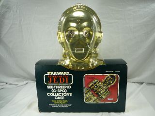 Star Wars C - 3po Carry Case 1983 Return Of The Jedi Employee Owned Rare