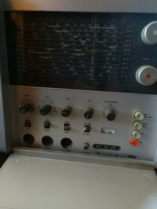 Braun station T1000 CD Shortwave AM FM Radio Receiver Rare by Dieter Rams 3
