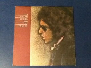 Bob Dylan Blood On The Tracks Columbia 1974 Rare 1st Press (lp) Vg,