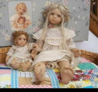 Signed Annette Himstedt Freeke And Bibi.  Rare Chance To Own A Signed Set